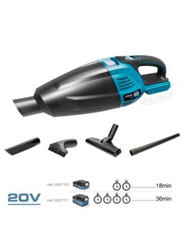 Aspirador 20 V sin Batería Ni Cargador 45,5 x 13,5 cm KOMA TOOLS 2