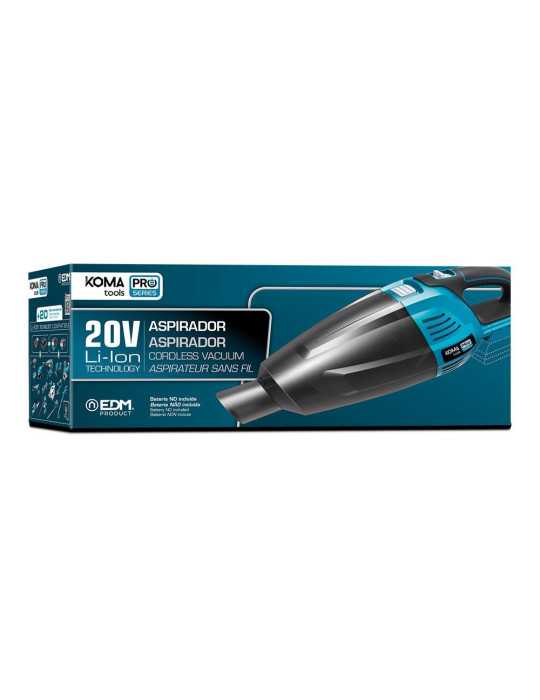 Aspirador 20 V sin Batería Ni Cargador 45,5 x 13,5 cm KOMA TOOLS