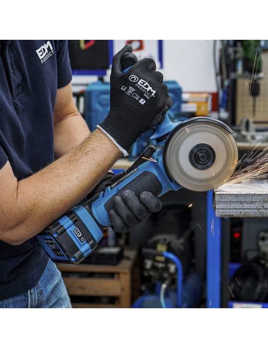 Kit Amoladora Angular 20 V Ø115 mm con 1 BATERíA 4.0Ah y Cargador 08772 KOMA TOOLS