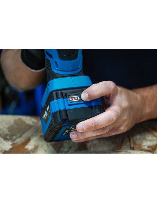 Kit Amoladora Angular 20 V Ø115 mm con 1 BATERíA 4.0Ah y Cargador 08772 KOMA TOOLS