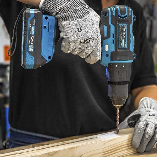 Taladro Percutor Atornillador Brushless 20 V, sin Batería Ni Cargador KOMA TOOLS