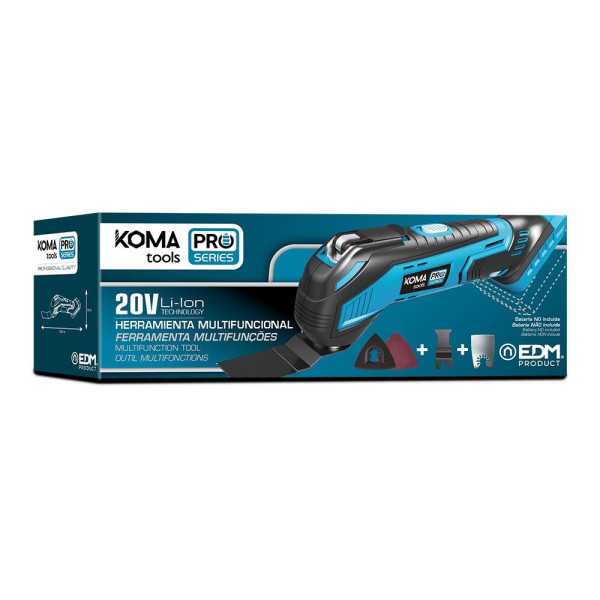 Multiherramienta Oscilante 20 V sin Batería Ni Cargador. 31,3 x 11cm KOMA TOOLS