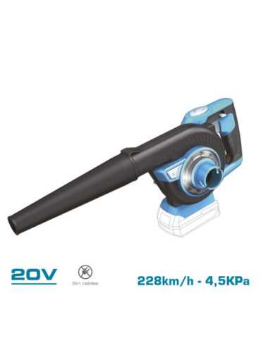 Aspirador / Soplador 20 V sin Batería Ni Cargador KOMA TOOLS