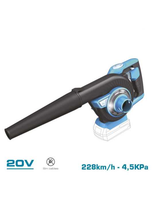 Aspirador / Soplador 20 V sin Batería Ni Cargador KOMA TOOLS
