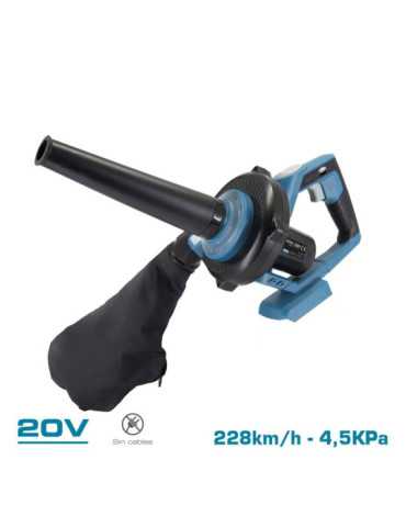 Aspirador / Soplador 20 V sin Batería Ni Cargador KOMA TOOLS 2