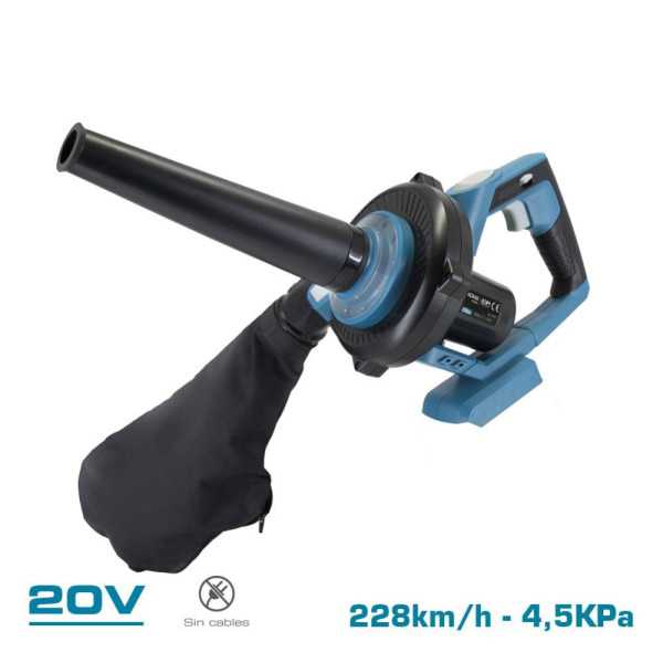 Aspirador / Soplador 20 V sin Batería Ni Cargador KOMA TOOLS