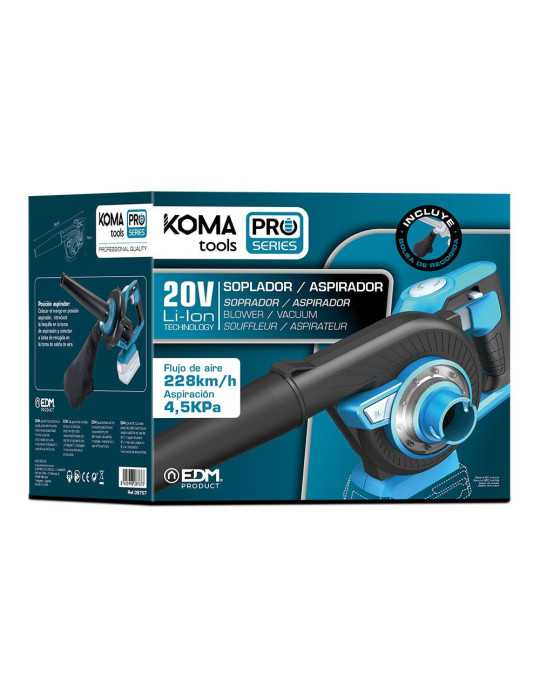 Aspirador / Soplador 20 V sin Batería Ni Cargador KOMA TOOLS