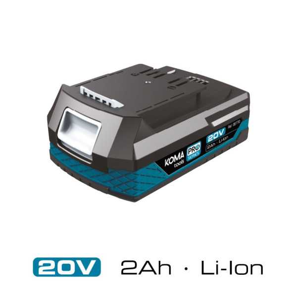 Batería Li-Ion 20 V 2.0 Ah 11,7 x 7,5 x 4,6 cm KOMA TOOLS