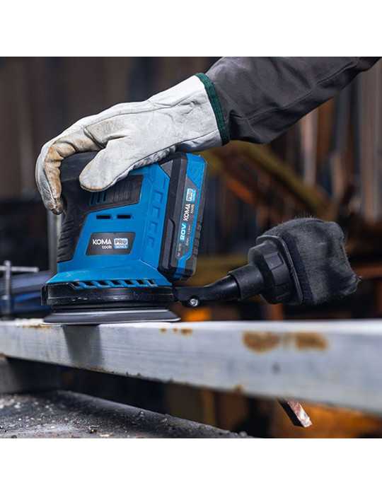 Lijadora Excentrica Brushless 20 V sin Batería Ni Cargador, 13 x 30 x 15 cm KOMA TOOLS