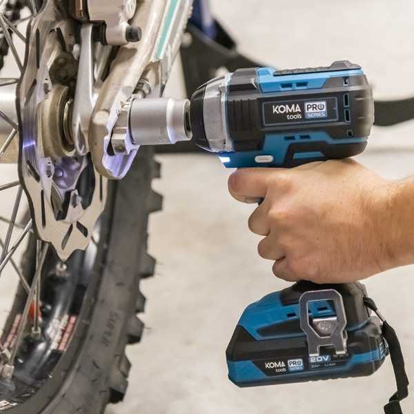 Llave de Impacto Brushless 20 V 280 Nm sin Batería Ni Cargador KOMA TOOLS