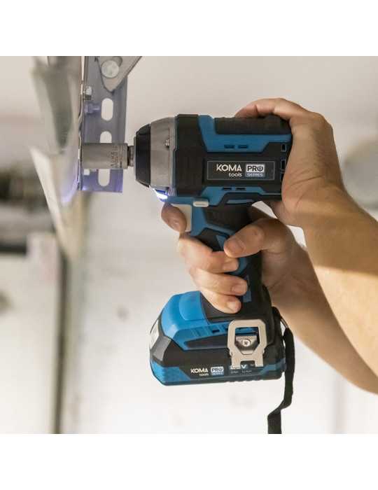Llave de Impacto Brushless 20 V 280 Nm sin Batería Ni Cargador KOMA TOOLS