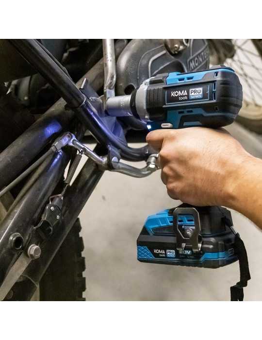 Llave de Impacto Brushless 20 V 280 Nm sin Batería Ni Cargador KOMA TOOLS