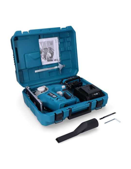 Kit Sierra de Calar 20 V con Bateria 2.0A y Cargador 08772. 23 x 21,5 cm KOMA TOOLS