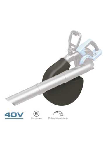 Soplador / Aspirador / Triturador Brushless 40V sin Baterias Ni Cargador KOMA TOOLS 2