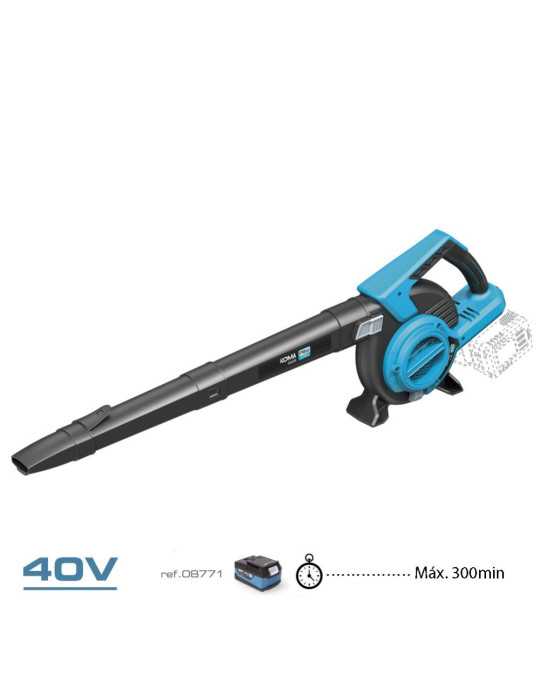 Soplador / Aspirador / Triturador Brushless 40V sin Baterias Ni Cargador KOMA TOOLS