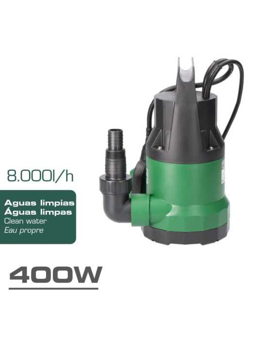 Bomba de Drenaje Aguas Limpias 400 W KOMA TOOLS