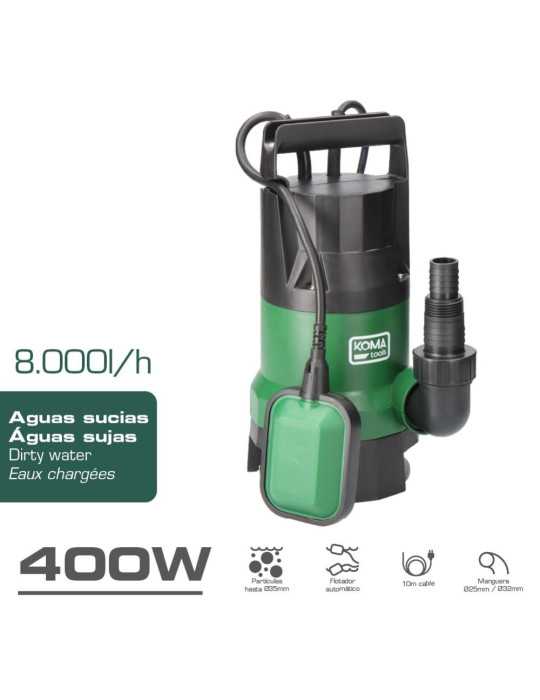 Bomba de Drenaje Aguas Sucias 400 W KOMA TOOLS