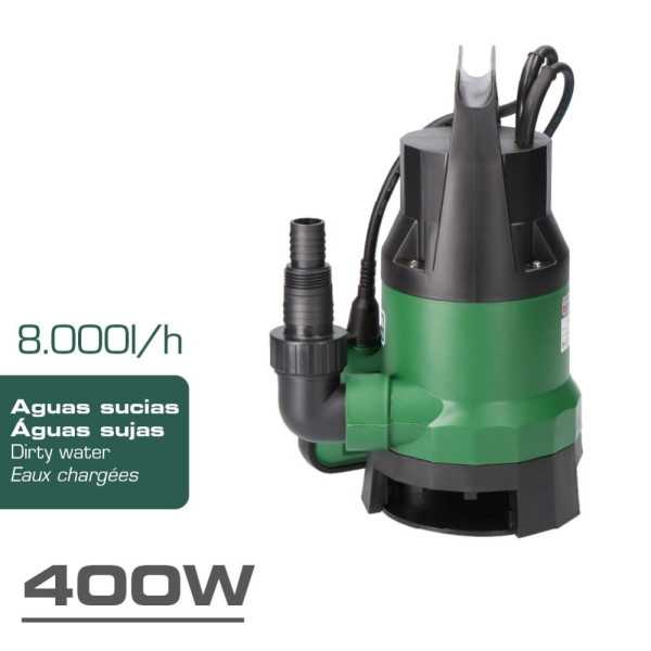 Bomba de Drenaje Aguas Sucias 400 W KOMA TOOLS
