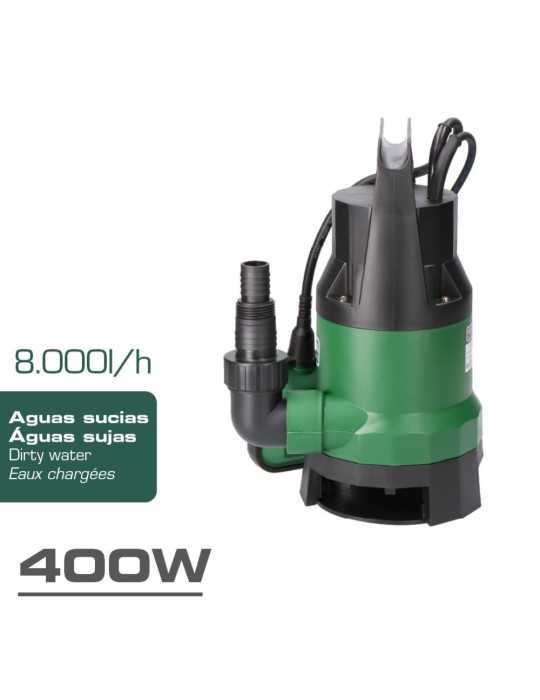 Bomba de Drenaje Aguas Sucias 400 W KOMA TOOLS