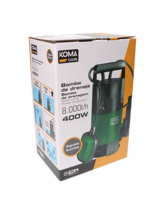 Bomba de Drenaje Aguas Sucias 400 W KOMA TOOLS