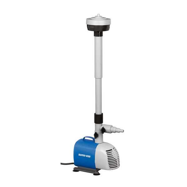 Bomba para Fuentes BFS-26 85 W con Altura Máxima 3,4 m, 3.000 l/h SUPER EGO
