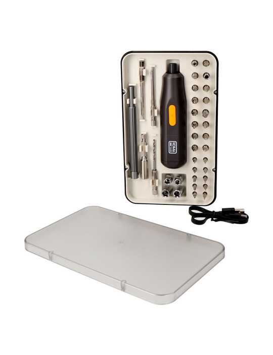 Kit Destornillador Recargable 3,7 V con 35 Accesorios KOMA TOOLS