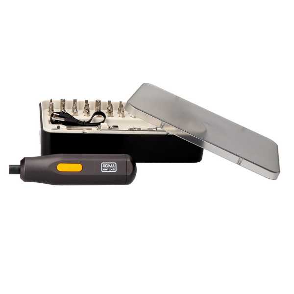 Kit Destornillador Recargable 3,7 V con 35 Accesorios KOMA TOOLS