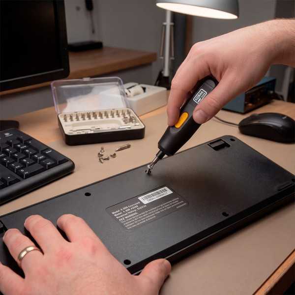 Kit Destornillador Recargable 3,7 V con 35 Accesorios KOMA TOOLS
