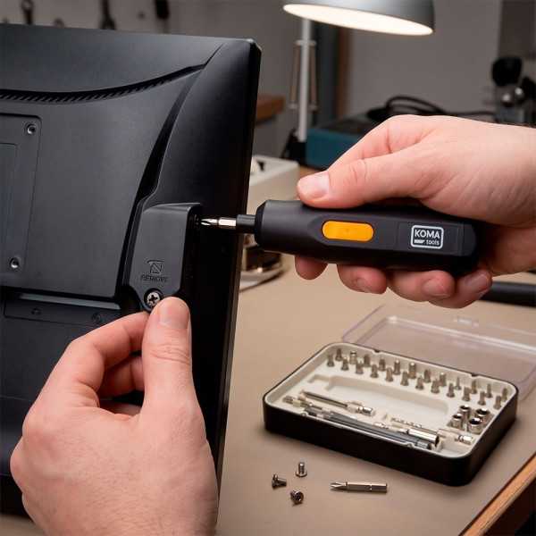 Kit Destornillador Recargable 3,7 V con 35 Accesorios KOMA TOOLS
