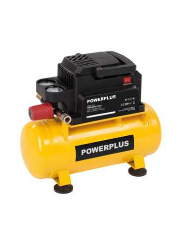 Compresor sin Aceite 750 W POWERPLUS