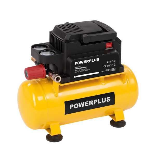 Compresor sin Aceite 750 W POWERPLUS