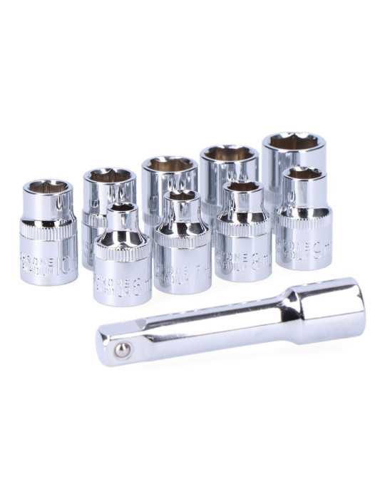 Kit Carraca 12 V con Accesorios, Bateria y Cargador KOMA TOOLS