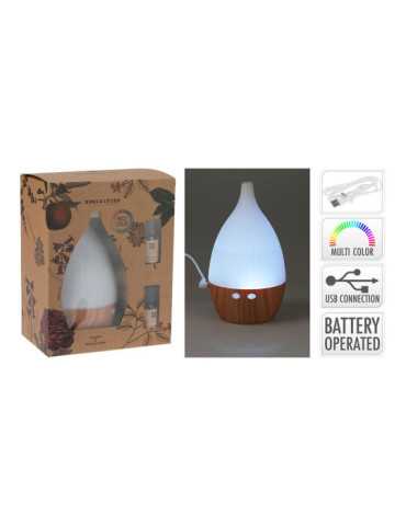 Humidificador con Aroma y LED Multicolor y USB BASIC & CO