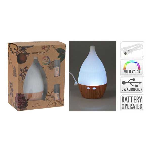 Humidificador con Aroma y LED Multicolor y USB BASIC & CO