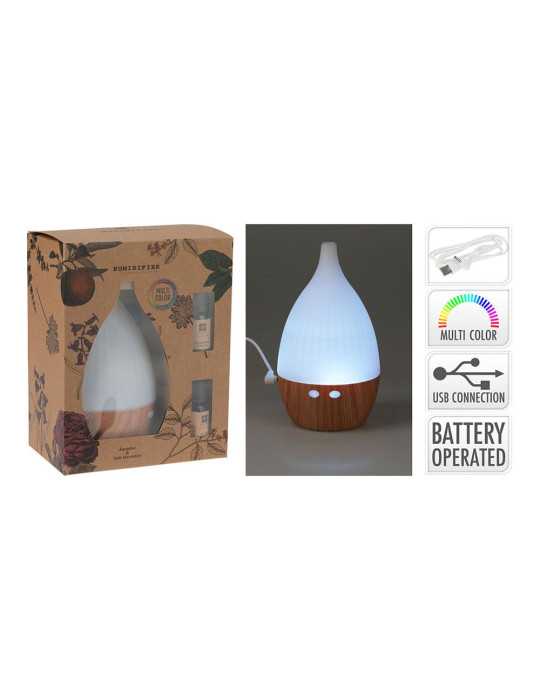 Humidificador con Aroma y LED Multicolor y USB BASIC & CO