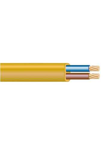 Lote de 200 Unidades Manguera Plana H03VVH2-F 2 x 0,75 mm² Dorada EURO/m KOALA COMPONENTS