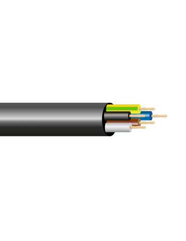 Lote de 100 Unidades Manguera 6x0,75mm 50V Negra 100m SEDILES