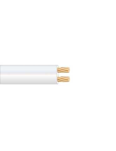 Lote de 100 Unidades Cable Paralelo Blanco Audio 2 x 0,50 mm EURO/m SEDILES
