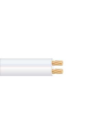 Lote de 100 Unidades Cable Paralelo Blanco Audio 2 x 0,75 mm EURO/m SEDILES