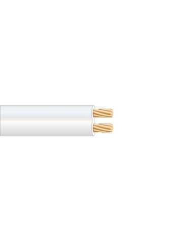 Lote de 100 Unidades Cable Paralelo Blanco Audio 2 x 1,50 mm EURO/m SEDILES