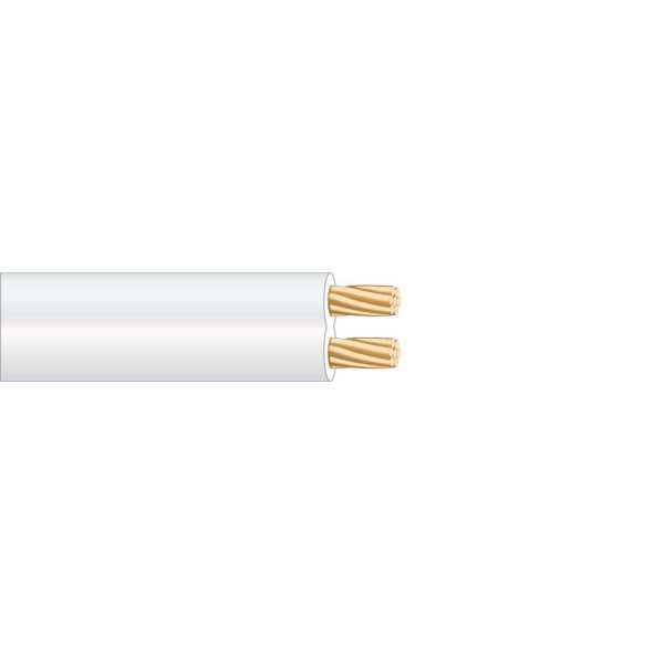 Lote de 100 Unidades Cable Paralelo Blanco Audio 2 x 1,50 mm EURO/m SEDILES