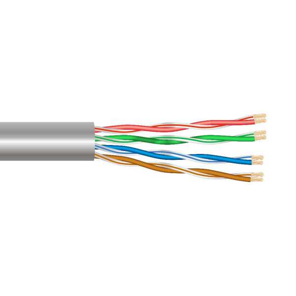 Lote de 100 Unidades Cable UTP Flexible Categoria 6 N° Pares 4 - EURO/m LOGILINK