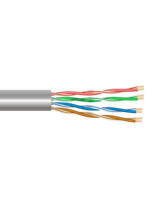 Lote de 100 Unidades Cable UTP Flexible Categoria 6 N° Pares 4 - EURO/m LOGILINK
