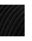 Lote de 25 Unidades Carrete Cable Cordón Tubular H03VV-F 2 x 0,75 mm² Negro, 25 m EDM