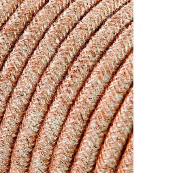 Lote de 25 Unidades Carrete Cable Cordón Tubular H03VV-F 2 x 0,75 mm² Lino, 25 m EDM