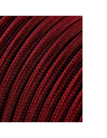 Lote de 25 Unidades Carrete Cable Cordón Tubular H03VV-F 2 x 0,75 mm² Burdeos, 25 m EDM