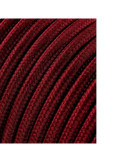 Lote de 25 Unidades Carrete Cable Cordón Tubular H03VV-F 2 x 0,75 mm² Burdeos, 25 m EDM