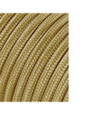 Lote de 25 Unidades Carrete Cable Cordón Tubular H03VV-F 2 x 0,75 mm² Oro Oscuro, 25 m EDM