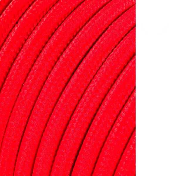 Lote de 25 Unidades Carrete Cable Cordón Tubular H03VV-F 2 x 0,75 mm² Rojo, 25 m EDM