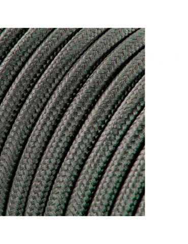 Lote de 25 Unidades Carrete Cable Cordón Tubular H03VV-F 2 x 0,75 mm² Gris Oscuro, 25 m EDM